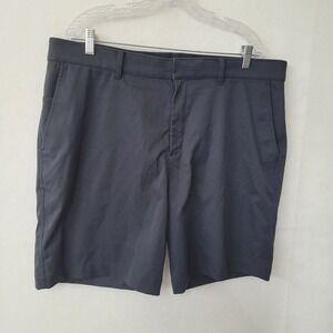 Nike Tour 8" Chino Golf Shorts Mens 40 Black Flat‎ Front Lightweight FD5721-010